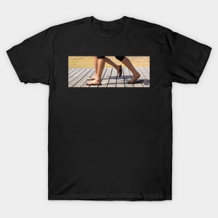 legs on the boardwalk T-Shirt